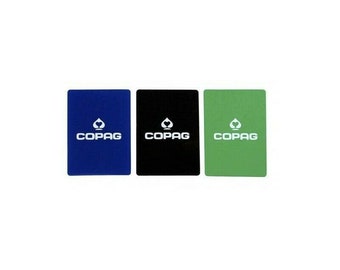 10 COPAG TEXAS HOLDEM cut cards multi color blue green black dealer card  standard index plastic magic tricks quality cards popular brand new