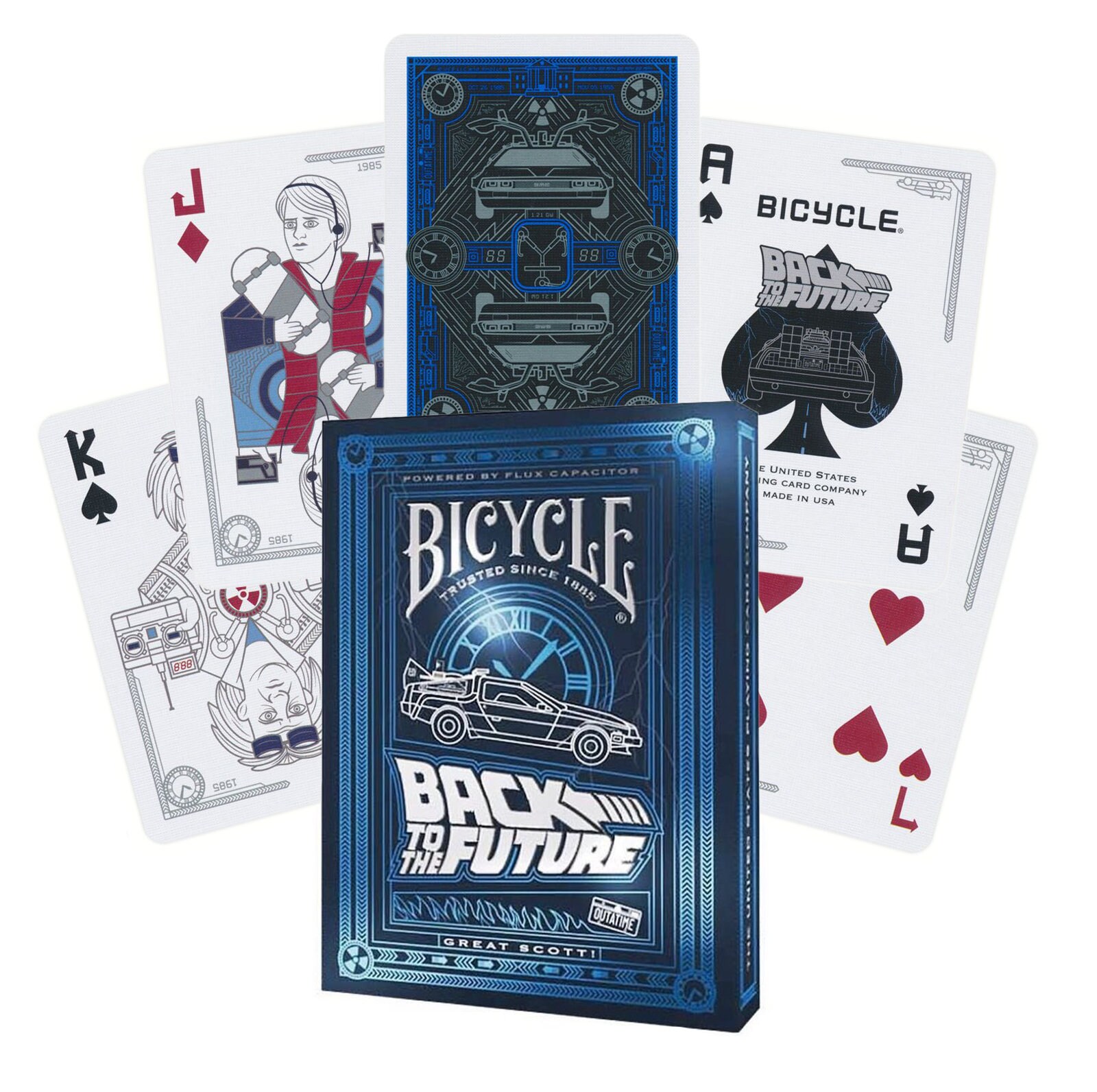 Bicycle BACK to the FUTURE Playing Cards Deck Original Bicycle - Etsy