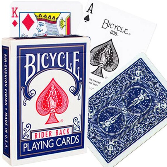 2 Decks Bicycle Rider Back 808 Standard Poker Playing Cards Red & Blue Sealed 