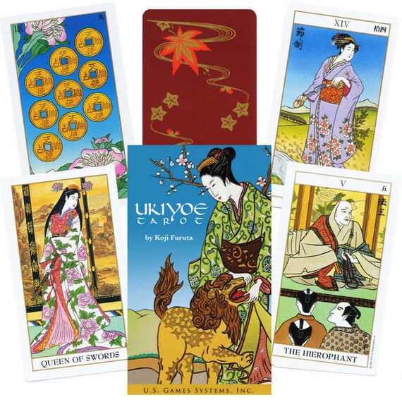 UKIYOE TAROT CARDS Deck Original Us Games Systems Product by Etsy