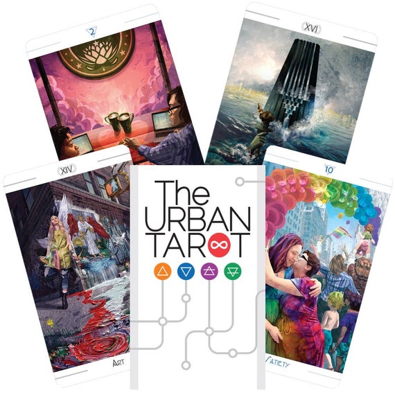 THE URBAN TAROT Cards Deck Original Us Games Systems Product Etsy
