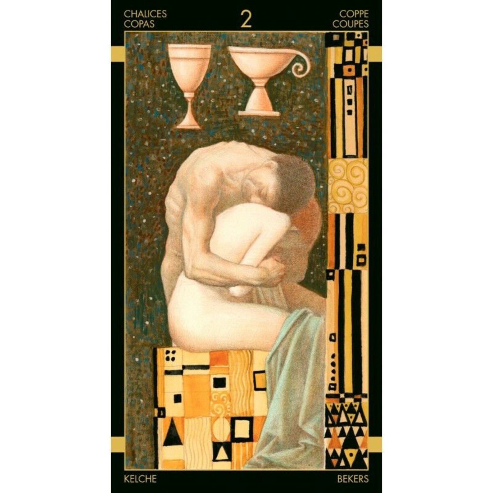 KLIMT TAROT CARDS Golden Pocket Mini Edition Deck Esoteric Lo Etsy