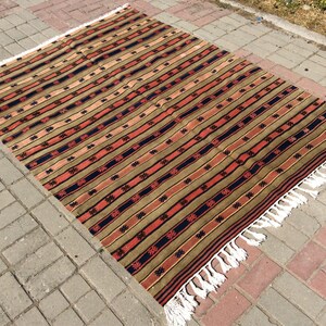 Vintage Turkish Handmade Kilim Rugs, kelim teppich, tapis, kilim rugs, bohemian kilim rugs, turkish rugs, bedroom rugs, living room rugs,