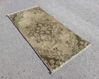 Bohemian rug, Vintage rug, Area rug, Turkish rug, Oushak rug, Livingroom rug, Saloon rug, Home decor rug, Wool rug,