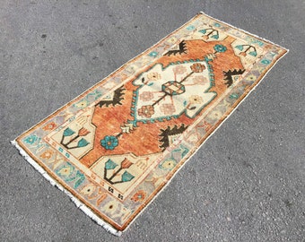 Neutral Vintage rug ,Turkish rug, Oushak rug,Vintage rug,Faded rug,Contemporary rug,Anatolian rug,Antique rug,Traditional rug,