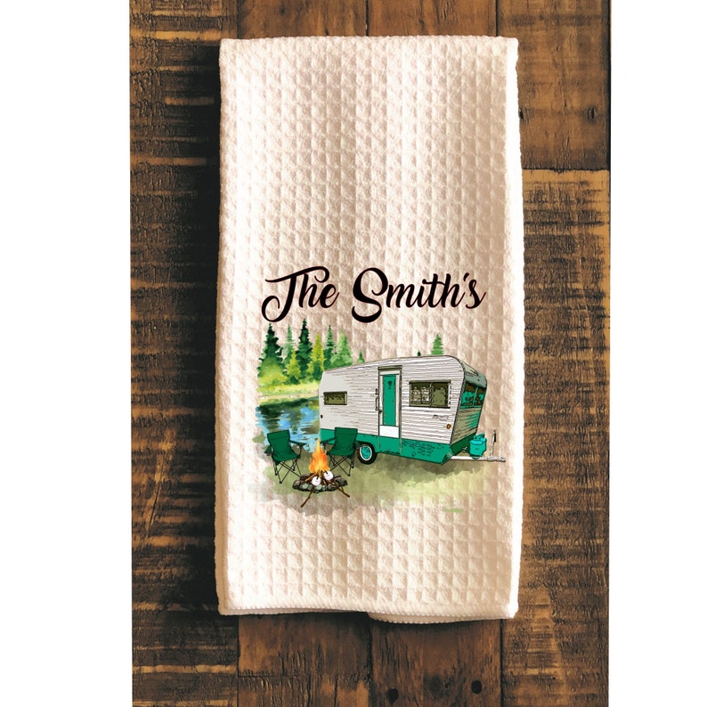 Camping Kitchen Towels Dish Towels Camp Decor Camp Gift Etsy