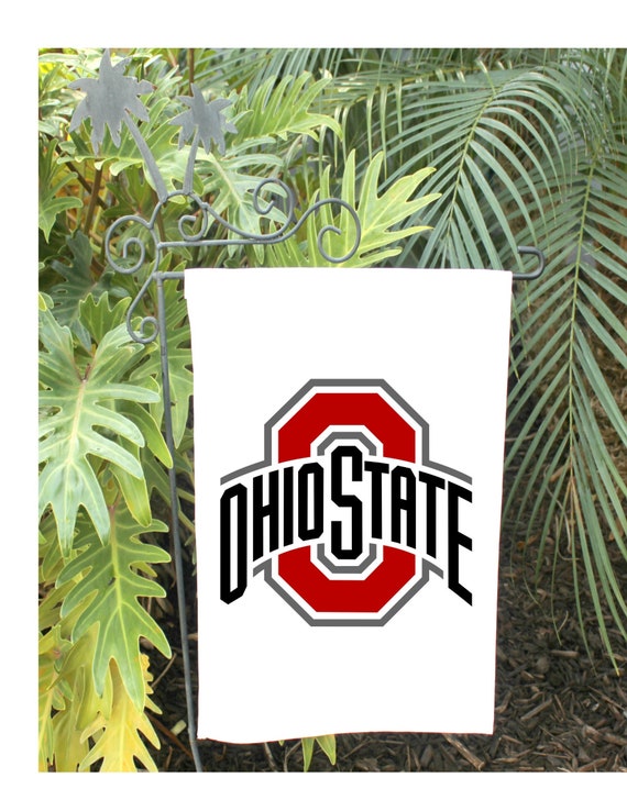 Ohio State Garden Flag Football Ohio State Football Ohio Etsy