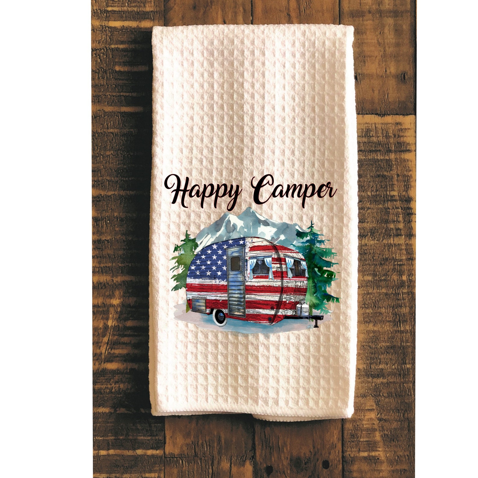 Camping Kitchen Towels Dish Towels Camp Decor Camp Gift Etsy