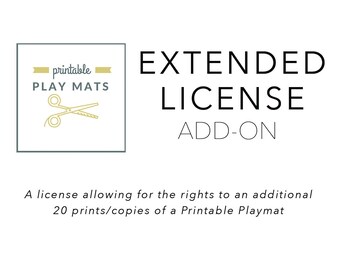 Extended License for Printing Playmats