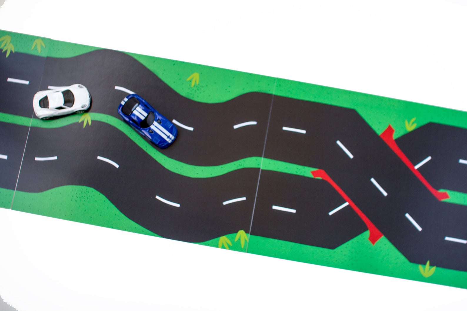 Toy Car Play Mat, Race Track Set. Printable Road Play Mat Etsy