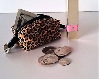 Tiny Coin Purse Key Ring