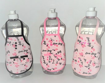 Valentine's Dish Soap Bottle Apron