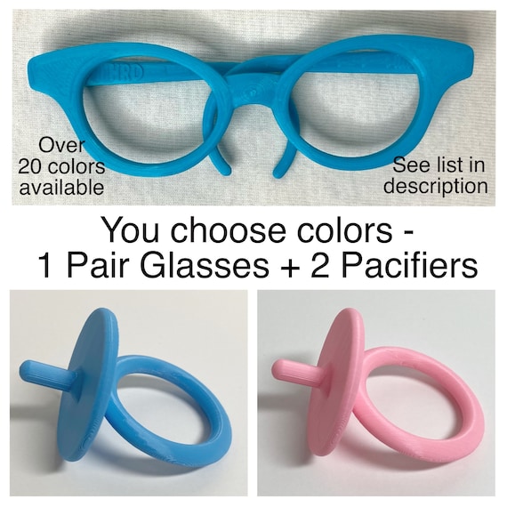 Pacifier Replacements for Vintage Cabbage Patch Kids CPK Custom Set of 3 Pinks 