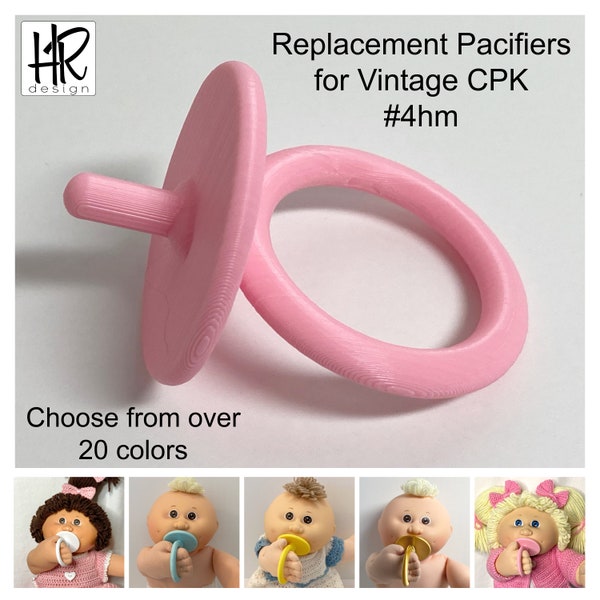 Cabbage Patch Kids CPK Replacement Pacifiers for Vintage #4 HM - Set of 3 or more