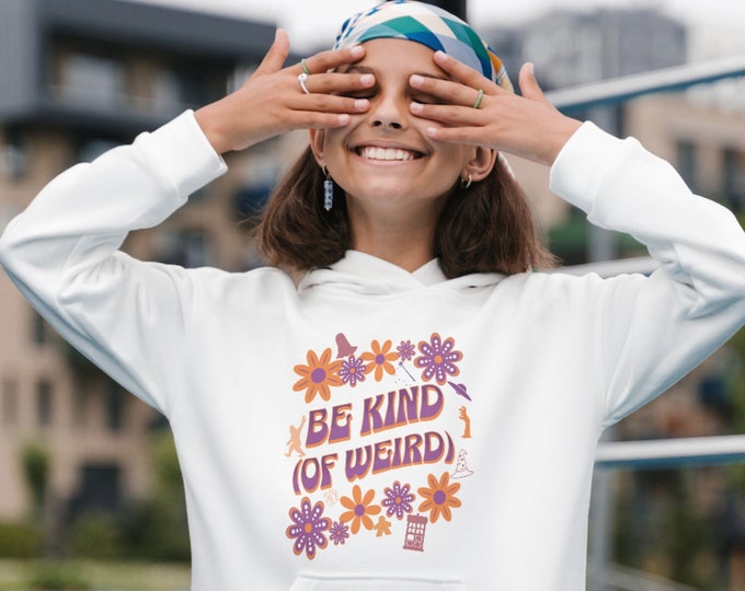 Geek Gift Hoodie: The Be Kind (Of Weird) Geek Gift Edition, Featuring UFOs, Bigfoot, Wizards, Meeples, Ghosts, & Zombies Unique Holiday Gift