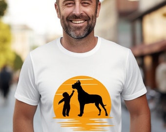Great Dane Tshirt, Gift For Dog Lover, Dane Shirt, Graphic Tee, Dog Shirt, Great Dane t shirt, Cute Dog Tshirt, Great Dane Lover, Dog Baby