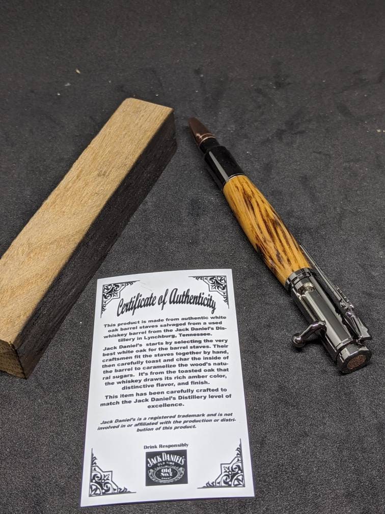 Bolt Action - Whiskey Barrel Wood Pen