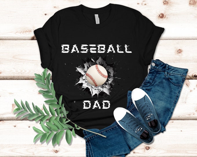 Baseball Dad Tshirt - Jersey Short Sleeve Tee