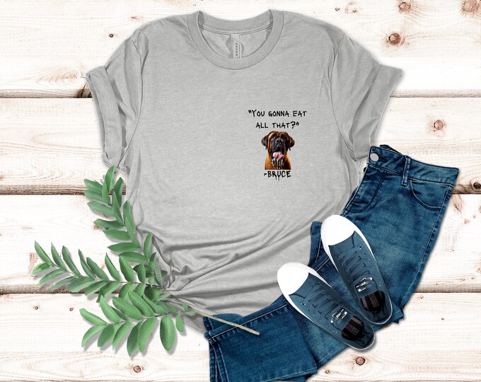 Personalized Mastiff Tshirt, Gift For Dog Lover, Mastiff Shirt, Graphic Tee, Dog Shirt, Mastiff t shirt, Mastiff Lover, Dog Person