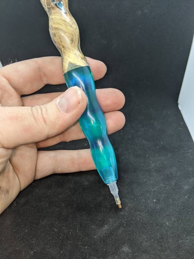 Diamond Painting Pen Handmade Clear Blue Hybrid