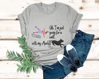 Mastiff Mom Tshirt, Gift For Dog Lover, Mastiff Shirt, Graphic Tee, Dog Shirt, Mastiff t shirt, Mastiff Lover, Dog Person