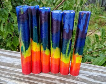 Alumilite Pen Blank - Rainbow