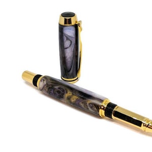Rollerball Pen - Custom Resin Pen - Wood Pen