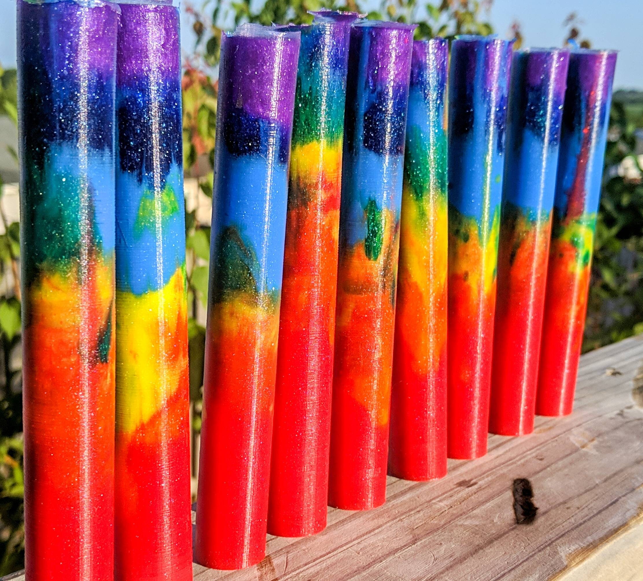 Alumilite Pen Blank Rainbow