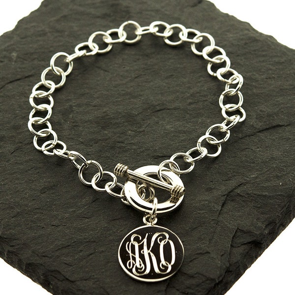 Monogram Bracelet Etsy
