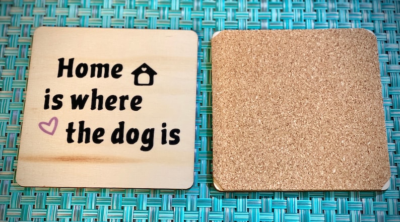 pet lovers gifts for pet lovers coasters for pet lovers Set of 4 Wood coasters coasters