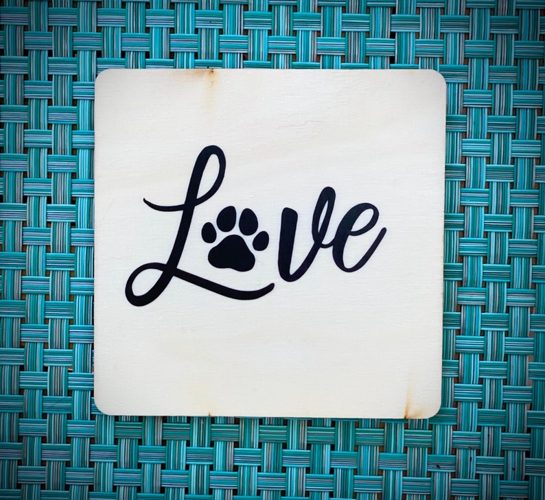 pet lovers gifts for pet lovers coasters for pet lovers Set of 4 Wood coasters coasters