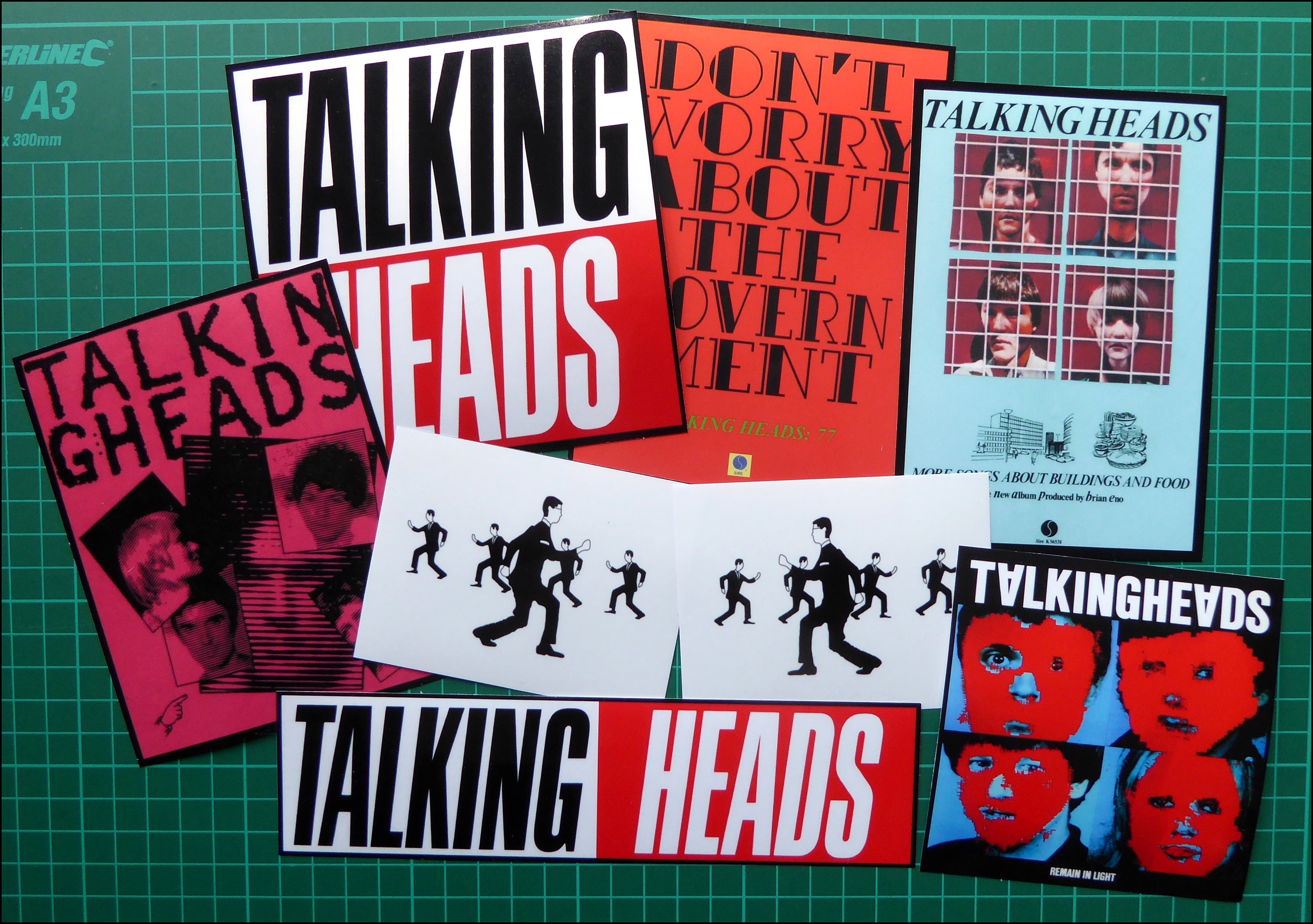TALKING HEADS Punk Rock Exclusive Set of 8 Glossy Vinyl Etsy UK