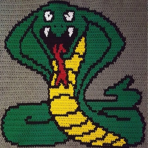 Cobra Blanket Pattern; Snake Blanket Pattern; Crochet Pattern; Cobra Crochet Pattern; Cobra Pattern; Snake Pattern