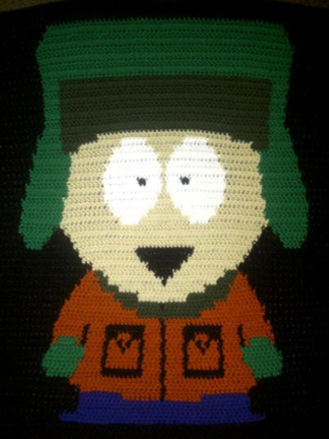South Park Blanket Crochet Pattern South Park Gifts Crochet Etsy
