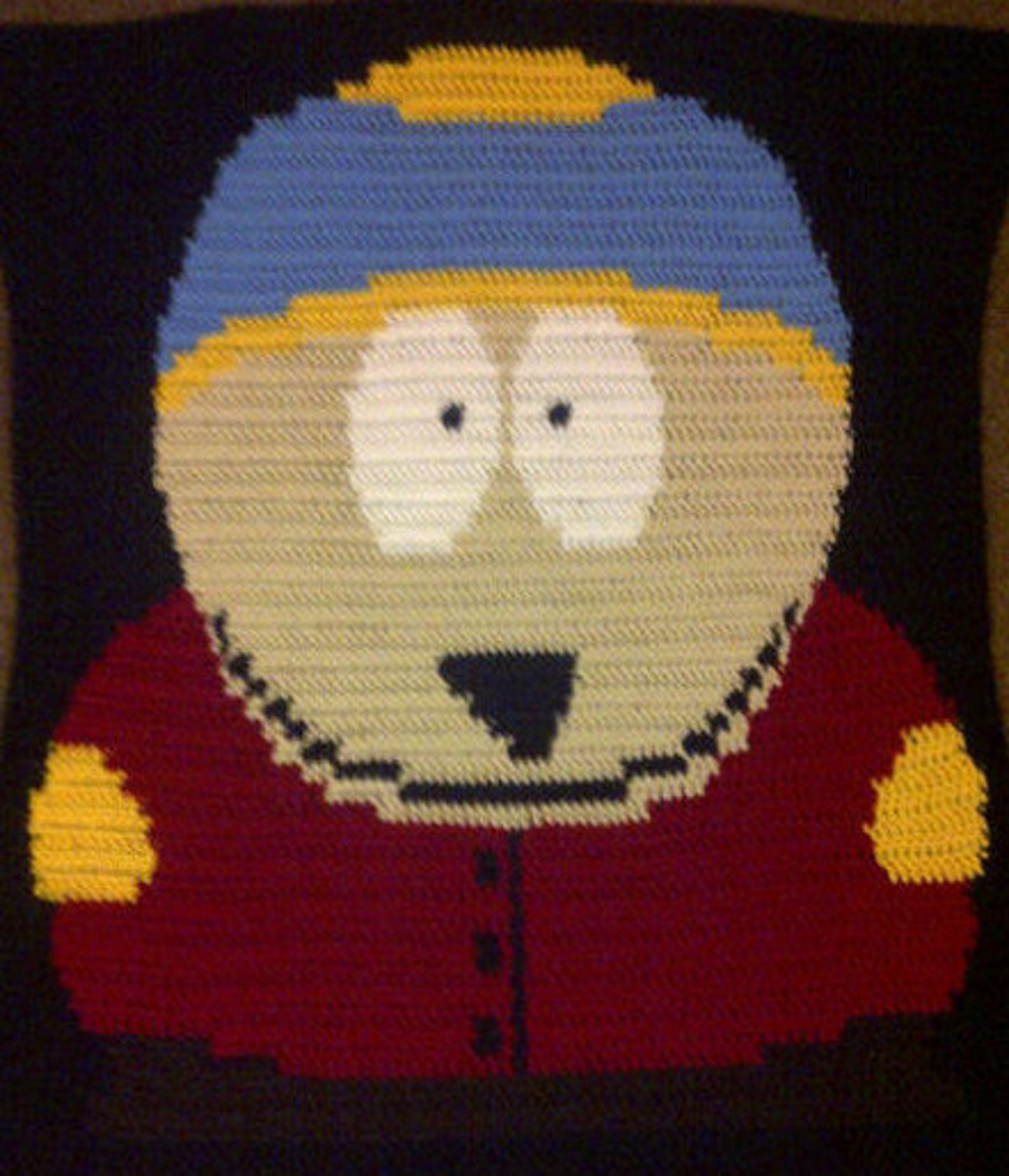 South Park Blanket Crochet Pattern South Park Gifts Crochet Etsy