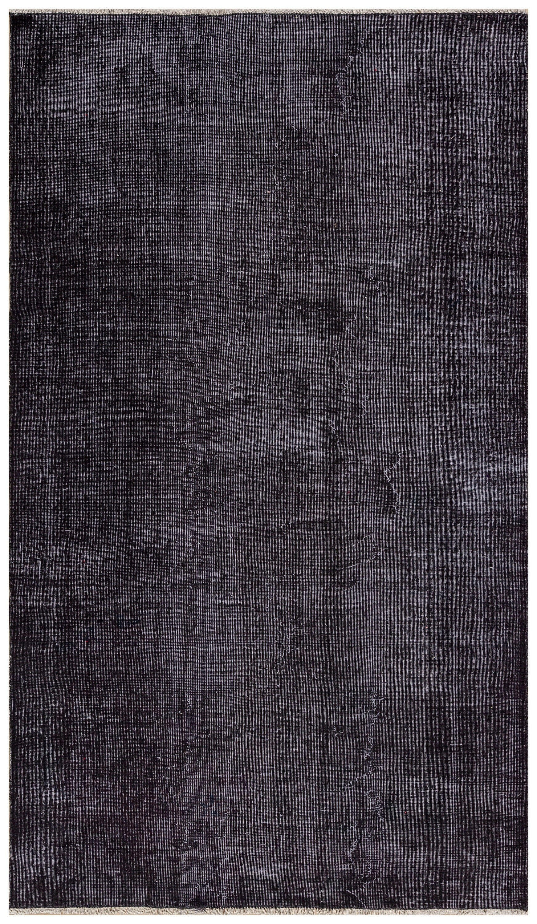 Living Room Rug 4.95 x 7.87 ft Overdyed Black Carpet Home Etsy