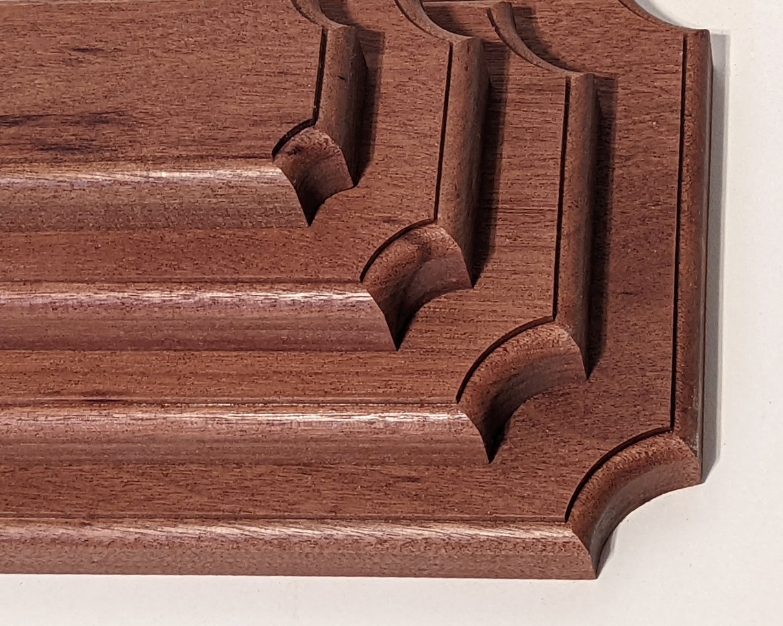 Solid Mahogany Plaques Rectangle Hardwood Plaques Blank Etsy