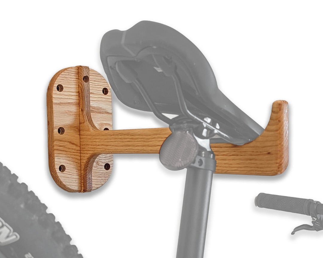 The Quick Rack large, Minimalist Hardwood Bike Rack, Drywall, Wood