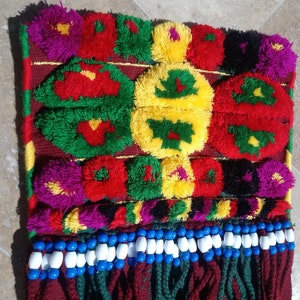 Kurdish Wall Hanging, Handwoven, Wall Decor, Ethnic Vintage Tapestry, Nomadic Decor, Bohemian,  1980&#39;s