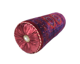 Afghan Bukhara Arm-Recliner Pillow Arm-Rest Kilim Cushions, Authentic Pillow Covers, Ethnic Bohemian Oriental Home Decor Velvet