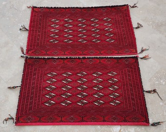 Turkmen Turkoman Handwoven Yamut Tekke Chuval, Vintage Cushion