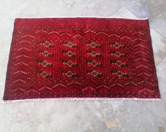 Very Fine woven rare Turkmen Handwoven Yamut Tekke Chuval, Vintage Cushion Cover, Turkoman Tribal Bokhara Bukhara Yomud Carpet Large