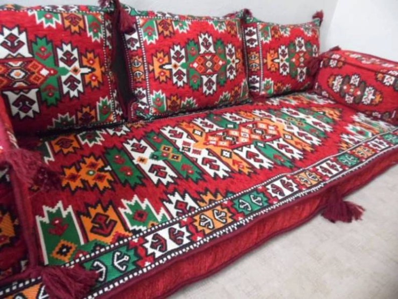 ARABIC Oriental Seating Set . Hittite . Majlis - Rug Fabric - Floor ...