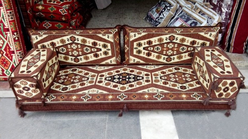 Majilis Rug ARABIC Oriental Seating Set . Anatolian . Majlis - Rug Fabric - Floor ...