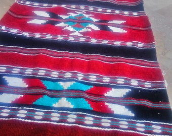 Arabic Premium Runner Maroon Handloomed Kilim , Authentic, Ethnic Oriental Home Decor, Tribal, Bedouin Style