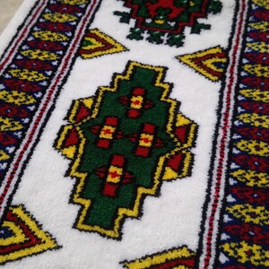 Turkmen Miniature Carpet, Wall Hanging, Handwoven, Wall Decor