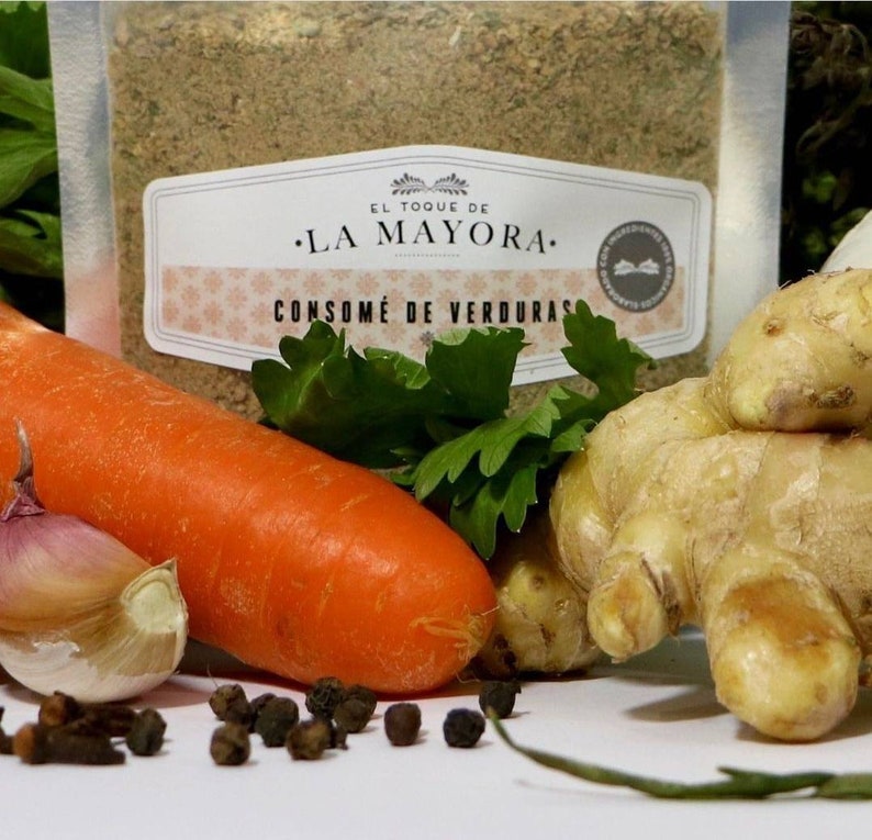 Vegetable Soup Seasoning Consomé De Verduras Etsy