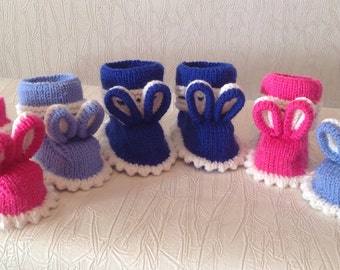 Baby Booties, Boho Knit Booties, Knitting Baby Booties, Wool Knit Booties, Baby Ugg Boots Girl Boy Boots, Baby Shower Gift, Funky Baby Boots