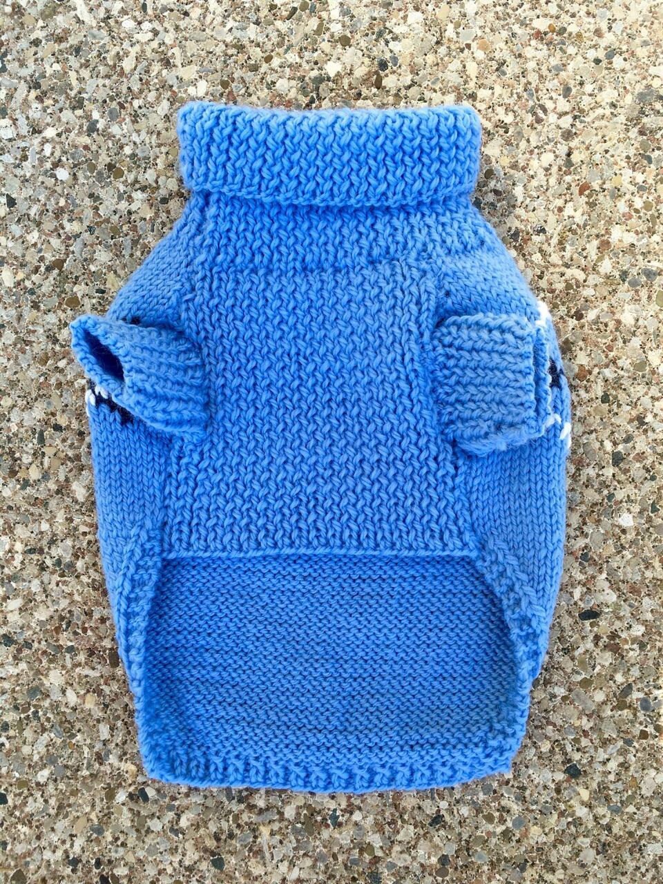 Wool Dog Sweater Hand Knitted Dog Clothes Warm Cozy Clothes Etsy