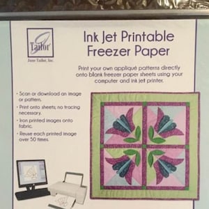 Ink Jet Printable Freezer Paper